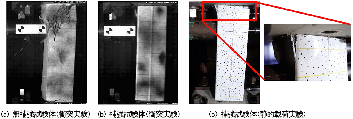図-5　実験試験体の破壊の様子 img